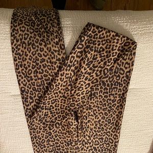 American Apparel leopard leggings